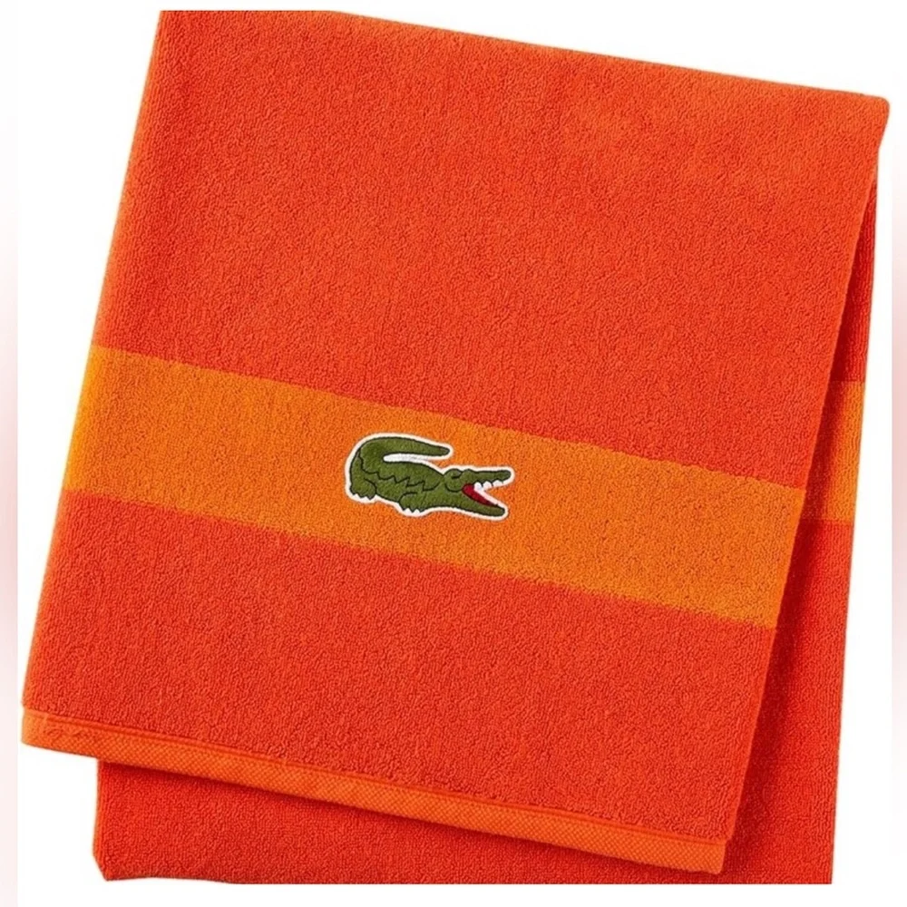 Lacoste orange bath